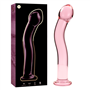 NEBULA SERIES BY IBIZA - MODELO 18 DILDO VIDRO BOROSILICADO ROSA 18.5 CM -O- 3.5 CM