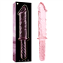 NEBULA SERIES BY IBIZA - MODELO 24 DILDO VIDRO BOROSILICADO ROSA 28.5 CM -O- 5 CM