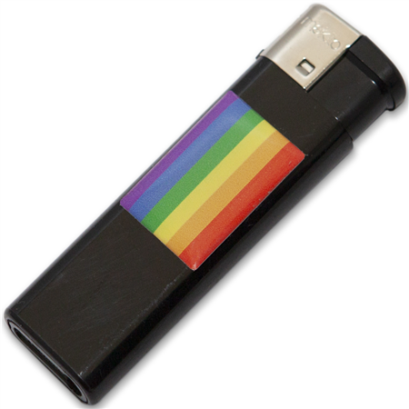 PRIDE - PRETO MAIS CLARO COM BANDEIRA LGBT