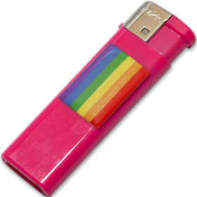 PRIDE - FÚSCIA MAIS LEVE COM BANDEIRA LGBT