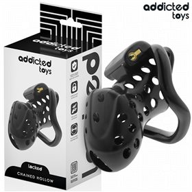 ADDICTED TOYS LOCKED - GAIOLA DE PÊNIS OCO COM CORRENTE 10,5 CM