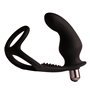 ROCKS-OFF - PLUG ANAL RO-ZEN RRO COM ANEL VIBRATÓRIO PARA PÊNIS PRETO