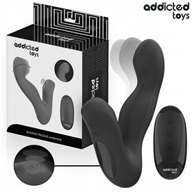 ADDICTED TOYS - MASSAGEADOR DE PRÓSTATA OSCILANTE COM MODO DE PULSAÇÃO E CONTROLE REMOTO
