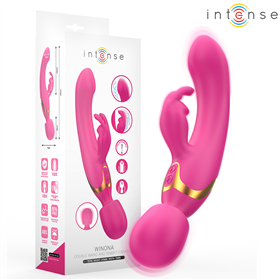 INTENSE - WINONA DUPLO VIBRADOR COELHO E VARINHA