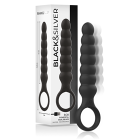 BLACK&SILVER - DILADOR ANAL DE SILICONE BOB PODEROSO