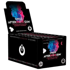 WUG GUM - AFTER DRINK RESSACA PÓS-BEBIDA | EXPOSITOR COM 12 UNIDADES DE 8 PEÇAS